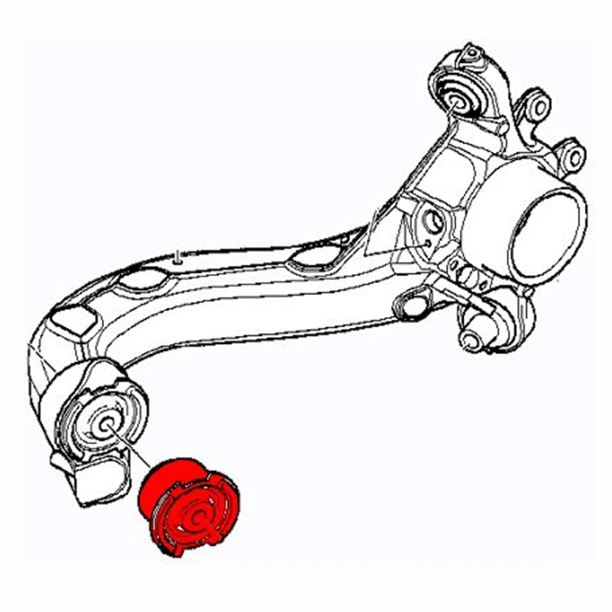 BMW 3 Series E36 E46 / X3 E83 80A Polyurethane Rear Trailing Arm Bushings 33326770817 1992 - 2010