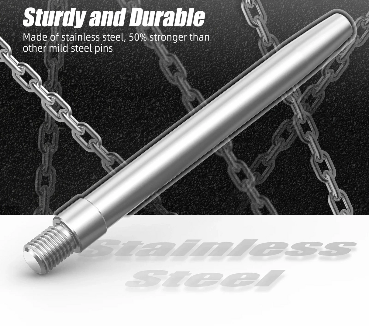 Stainless Steel M12x1.5 Wheel Hanger Guide Pin for BMW, MINI & Mercedes