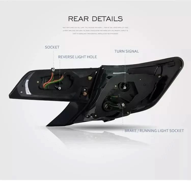 Toyota Camry LED Tail Light Assembly – Plug & Play LED Light Bar Upgrade (2012–2014)