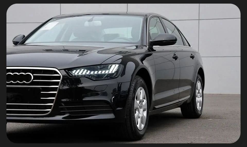 Audi A6 C7 LED Headlights – A7-Style DRL Upgrade with Dynamic Turn Signals (2012–2015)