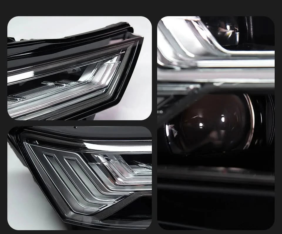 LED Headlights for Audi A6 (2019–2023) – A6 C8 Style with DRL & Dynamic Turn Signals