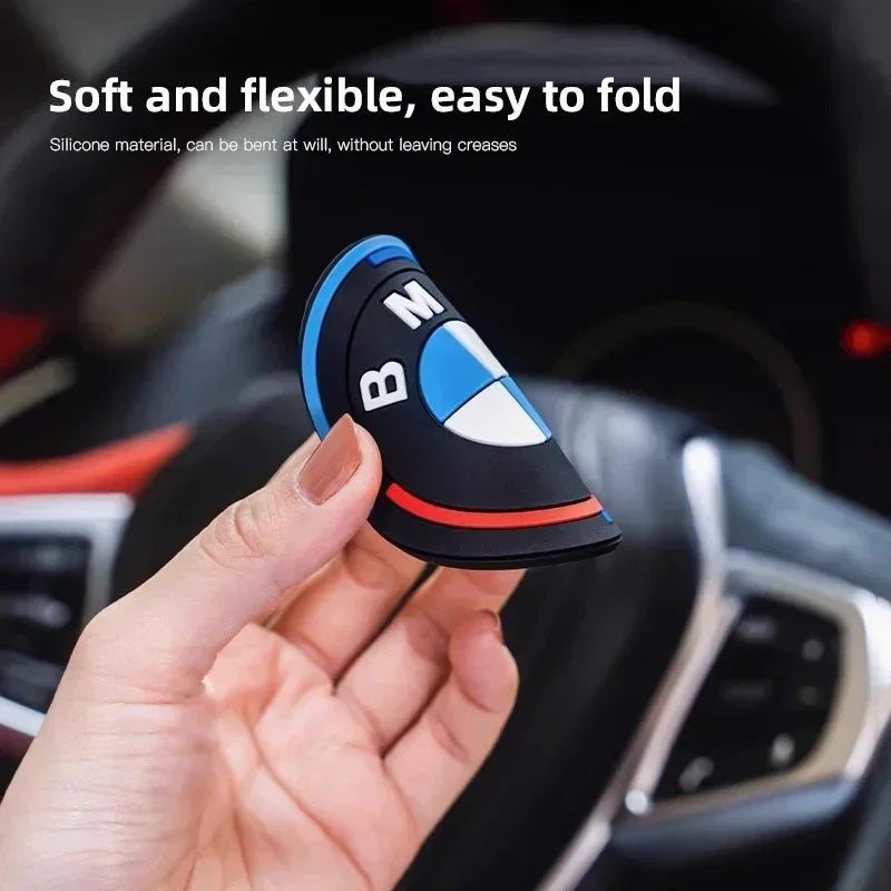 BMW Silicone Anti-Slip Car Coaster / Cup Mat 2-Piece Set for 1 / 3 / 4 / 5 Series, X3 / X5 / X7 (F20 / F40 / G01 / G02 / G05 / G22 / G30 / G32)