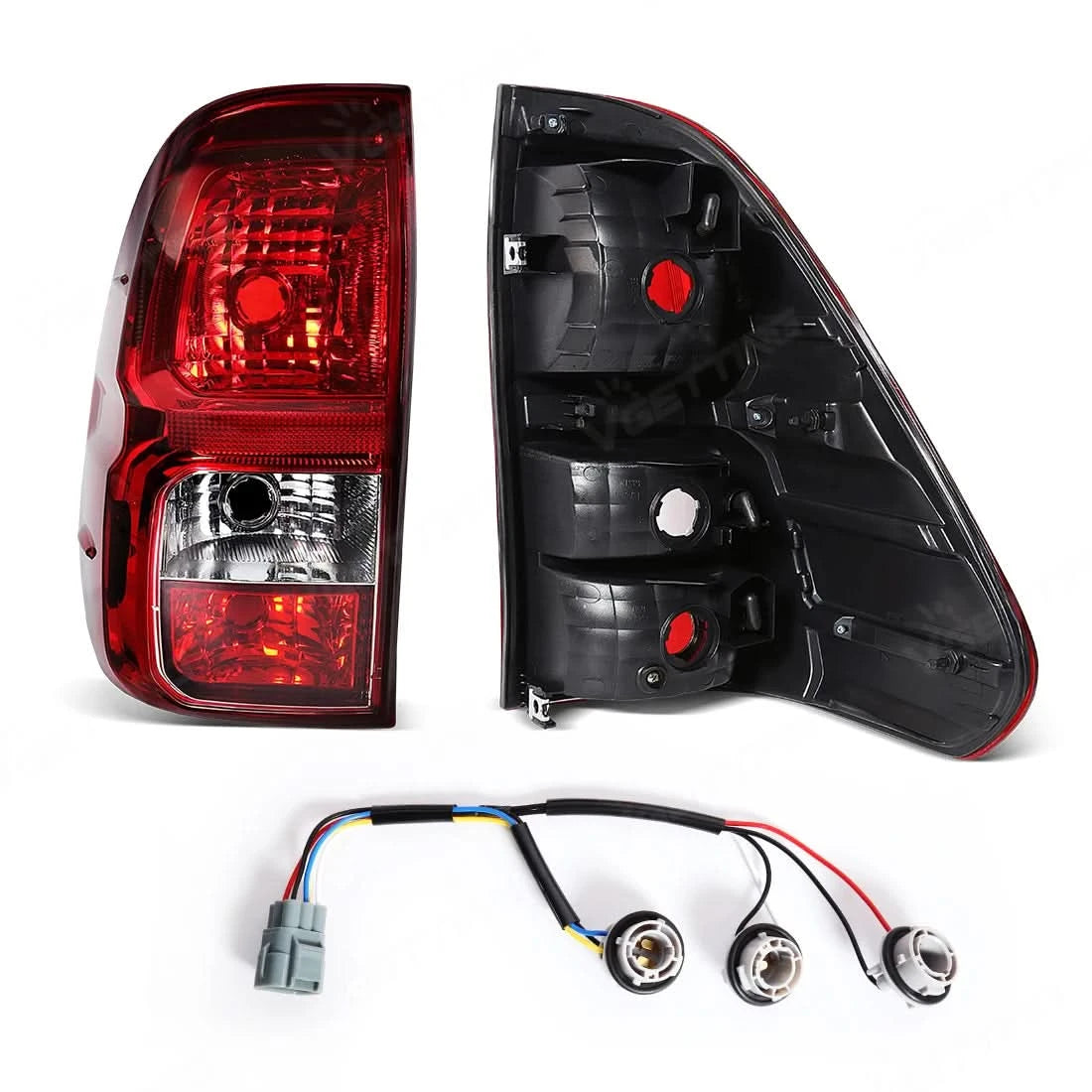 Toyota Hilux Revo 2016–2018 Rear Tail Light Assembly (Left or Right) – Harness Included, Uses OEM Bulbs