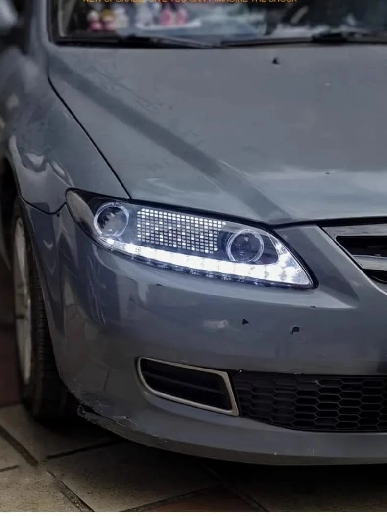 Mazda 6 LED Projector Headlights – DRL Upgrade with Sequential Turn Signals