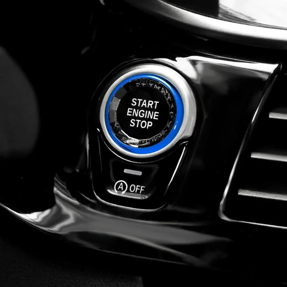 Crystal Engine Start Stop Button Cover for BMW E-Chassis Models – Interior Trim Upgrade