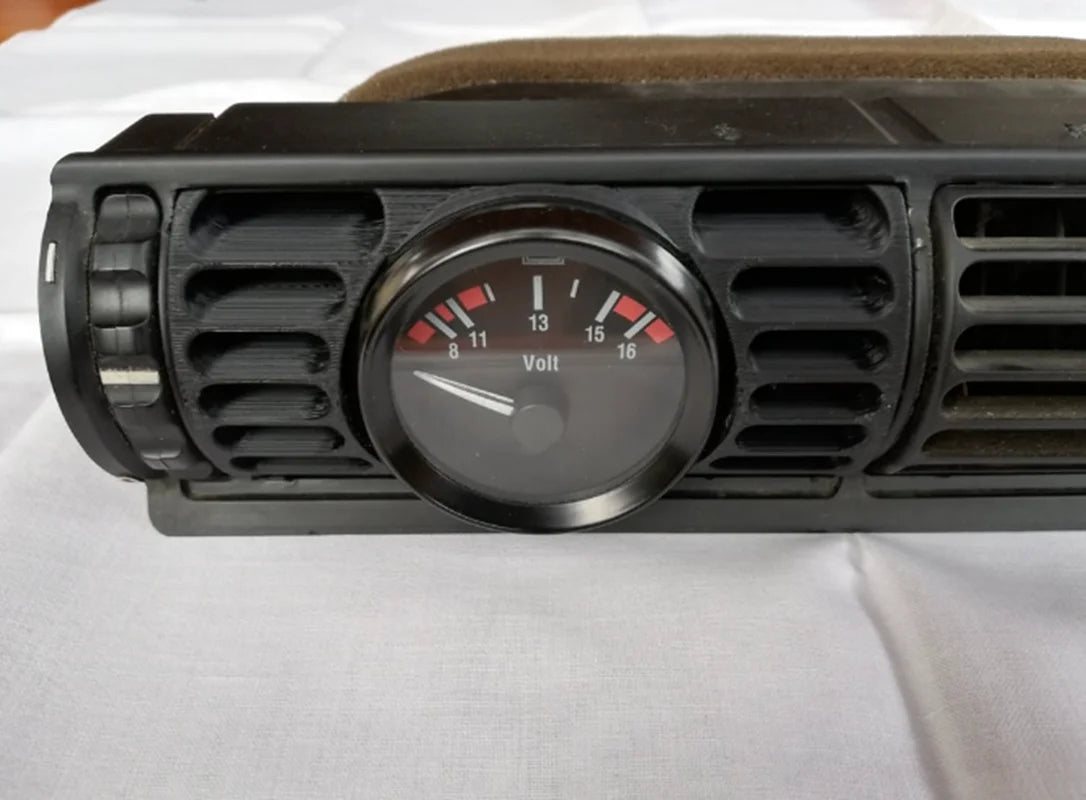 BMW E30 Gauge Vent Pod – Front Dashboard Vent Mount (Single Gauge)