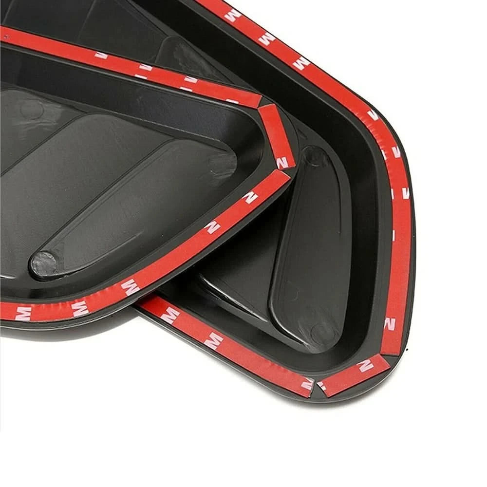 Universal Hood Vents – Carbon Fiber / Gloss Black Exterior Styling Upgrade