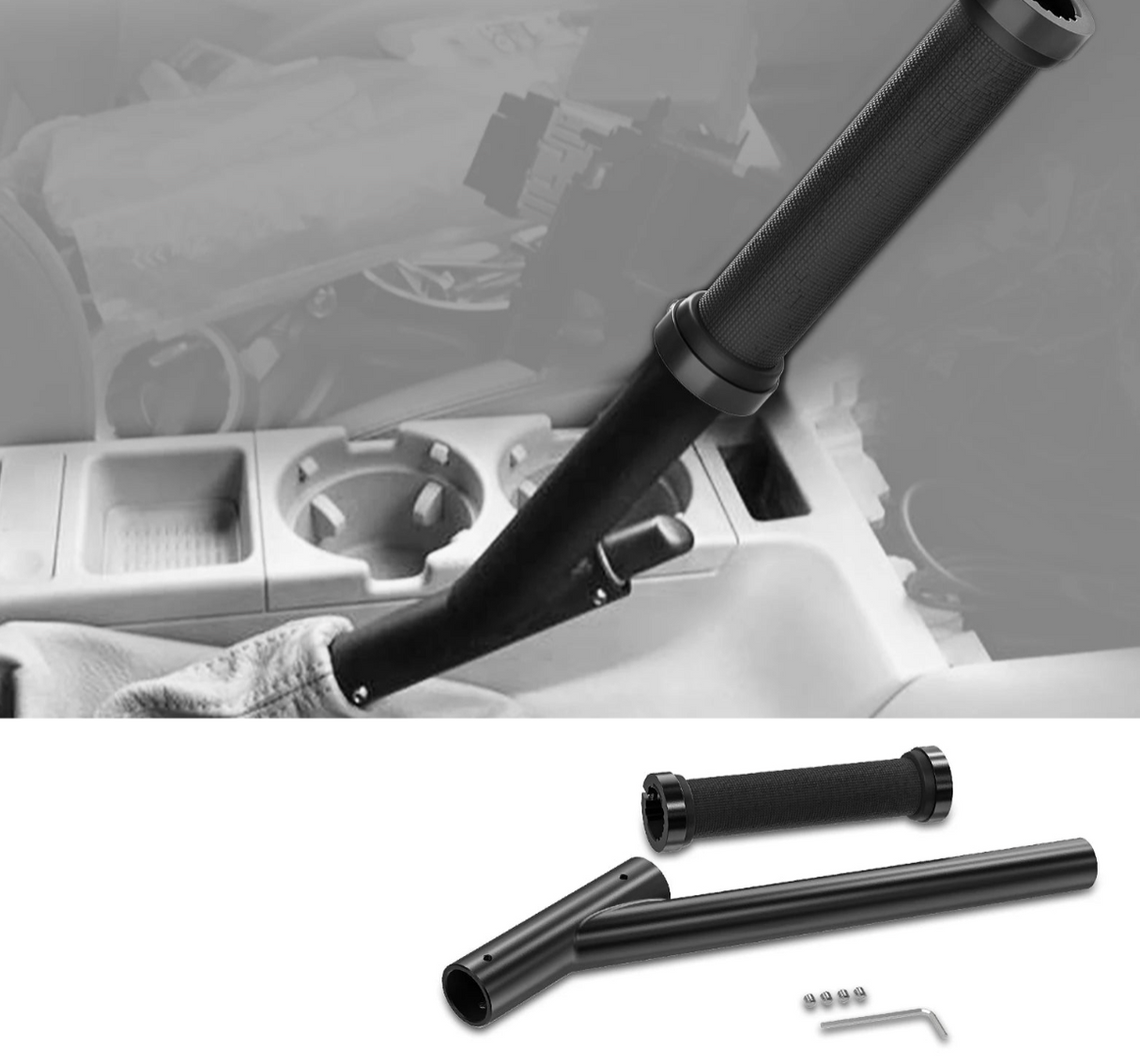 Steel Handbrake Extension Kit for BMW E46 / E36 / E30 – Enhanced Leverage & Control