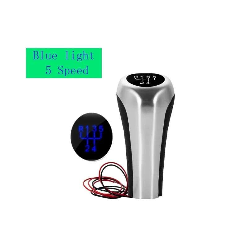BMW LED Illuminated Manual Gear Shift Knob – 5 & 6 Speed Backlit Shifter Upgrade