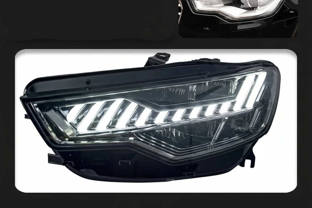 Audi A6 C7 LED Headlights – A7-Style DRL Upgrade with Dynamic Turn Signals (2012–2015)