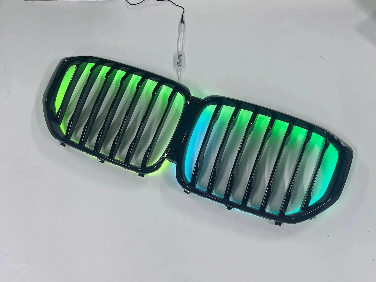 BMW X5 G05 LED Front Grille – Gloss Black Illuminated Kidney Grille (2019–2022)