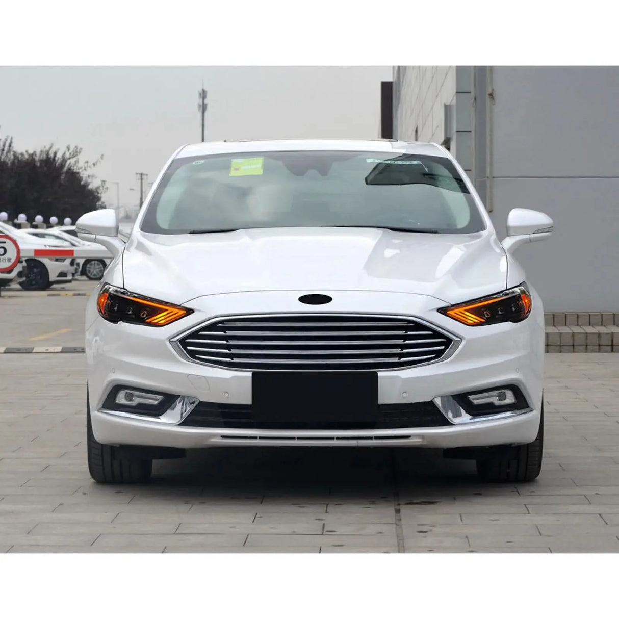 LED Projector Headlights for Ford Fusion / Mondeo 2017–2024 – Triple Beam with Start-Up Animation & Sequential Turn Signals