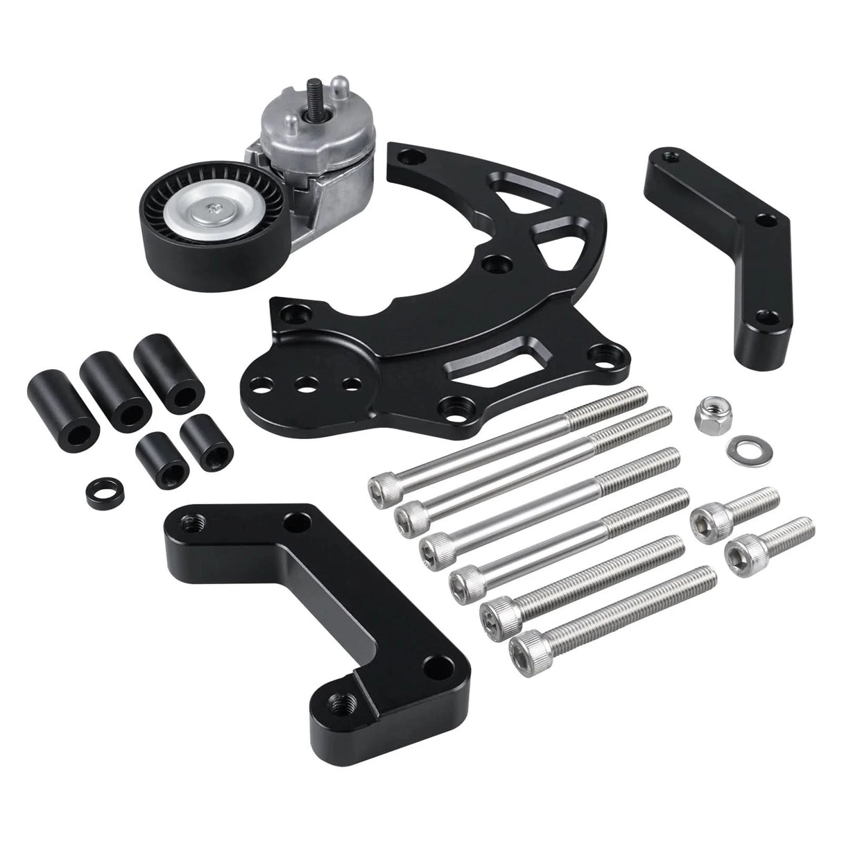 LS R4 A/C High-Mount Compressor Bracket Kit with Tensioner – Truck Accessory Drive
