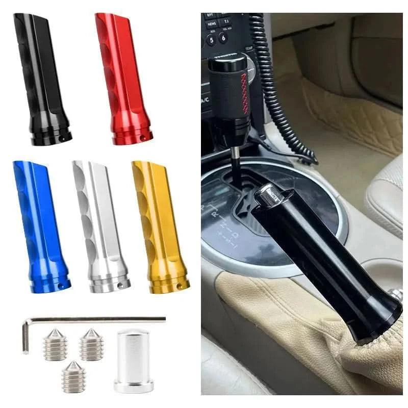 Universal Aluminum Handbrake Handle Cover – Performance Style Parking Brake Upgrade (8 Color Options)