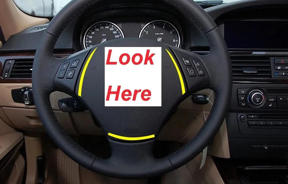 Steering Wheel M Button Replacement Cover for BMW 3 Series E90 E92 E93 M3, 1 Series E81–E88 & X1 E84 (2006–2013)