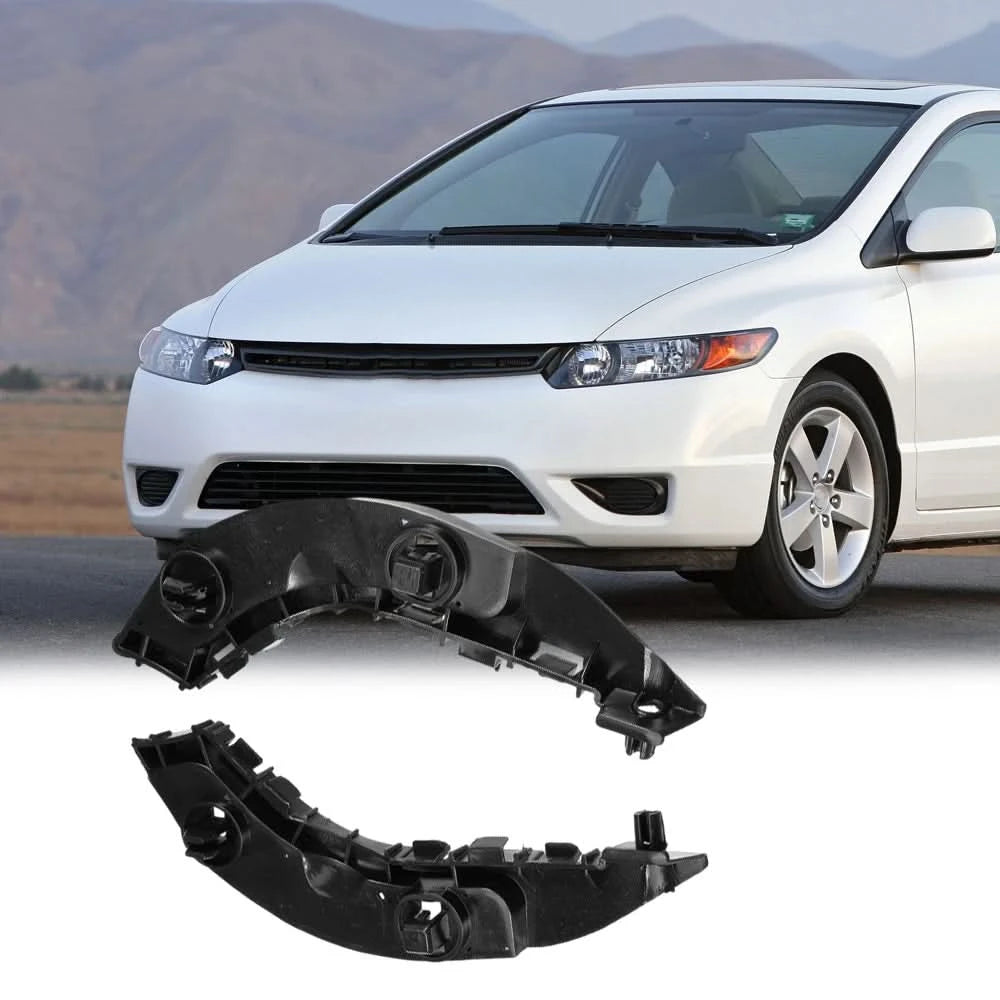 Honda Civic Sedan Bumper Retainer Brackets – Front & Rear Support Set (2006–2011, 4-Door)