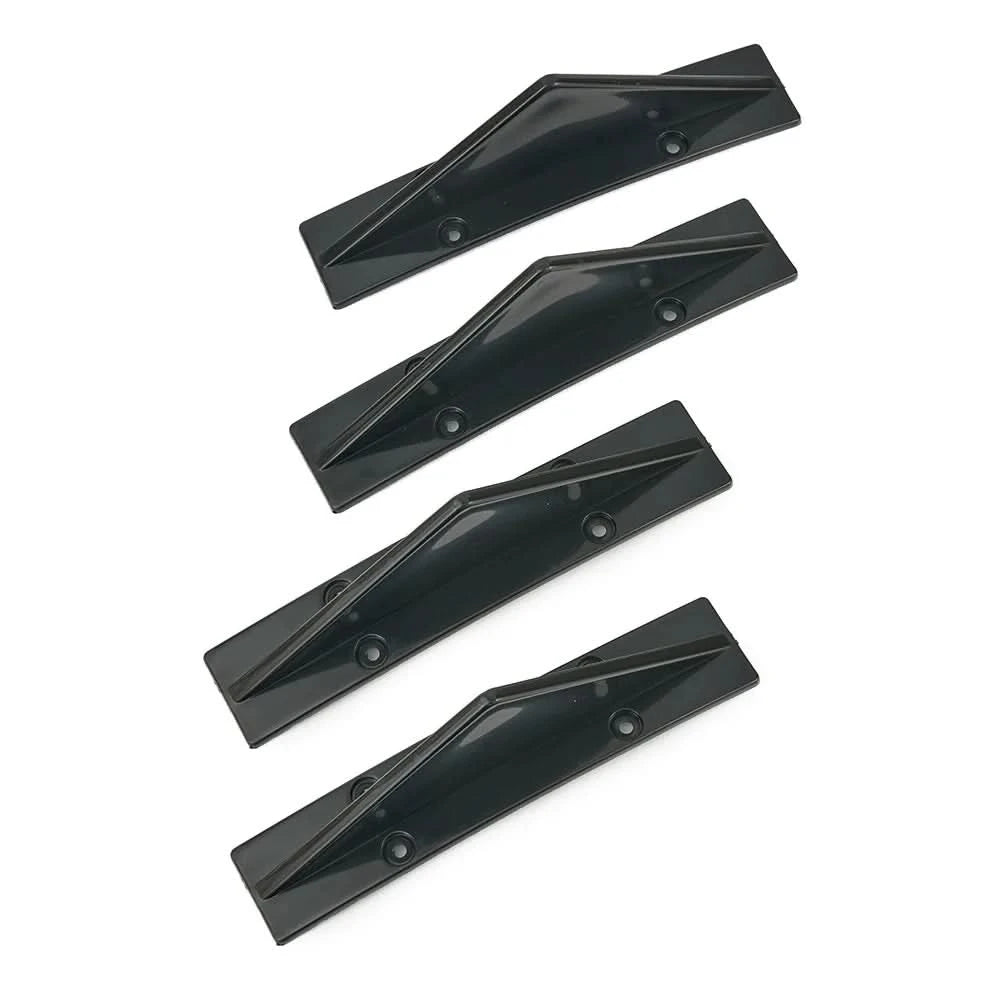 Universal Rear Bumper Diffuser Fins (4PCS) – Splitter Lip Spoiler Protector Caps for Chrysler 300 & More
