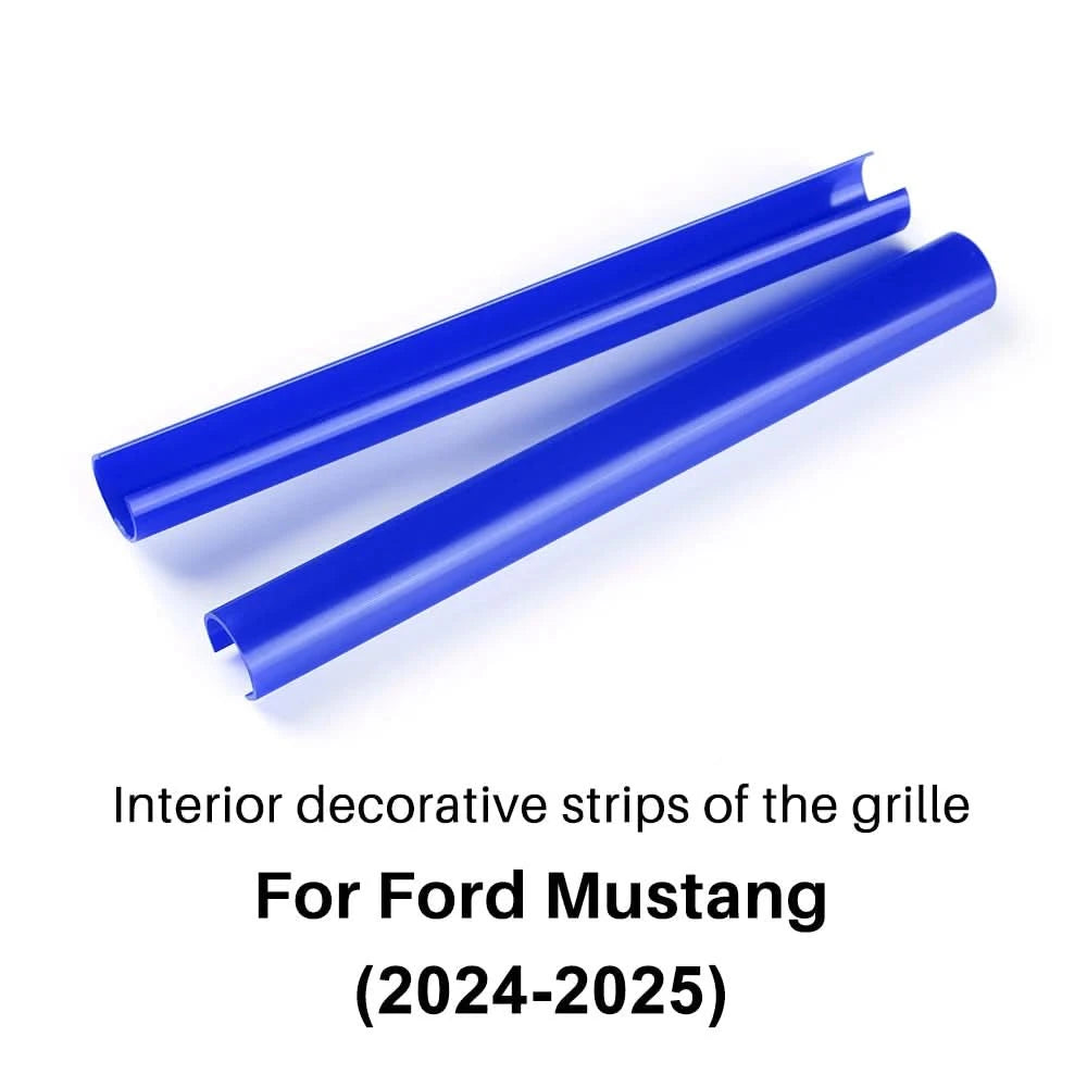 Ford Mustang Front Grille Trim Strips – Sport Styling Accent Pair (2024–2025)