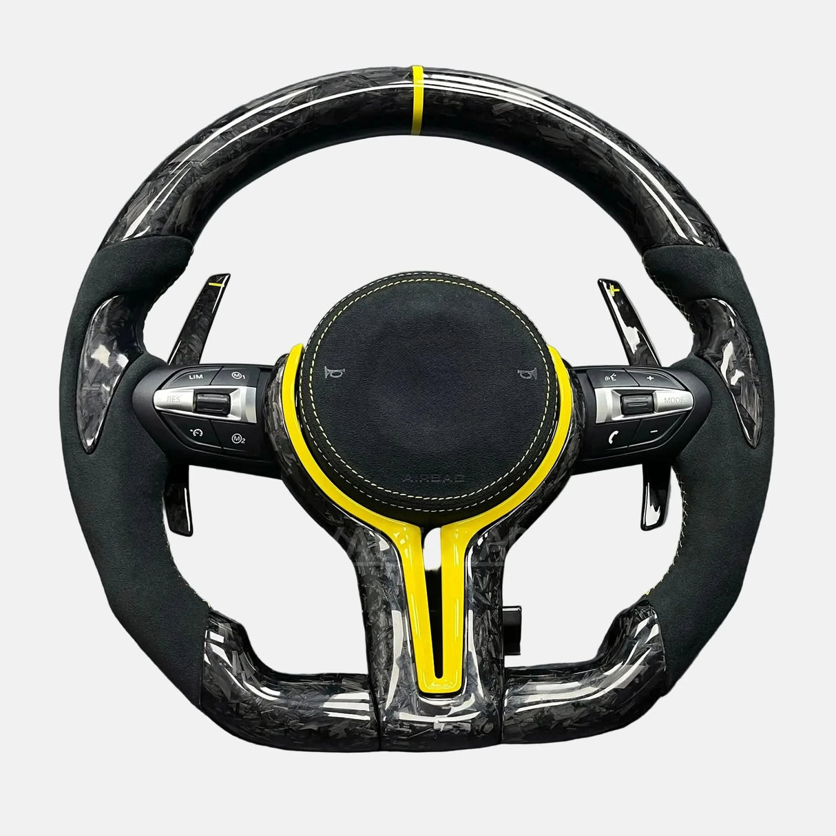 BMW Carbon Fiber LED Steering Wheel – Custom Performance Upgrade for M & F-Series Models