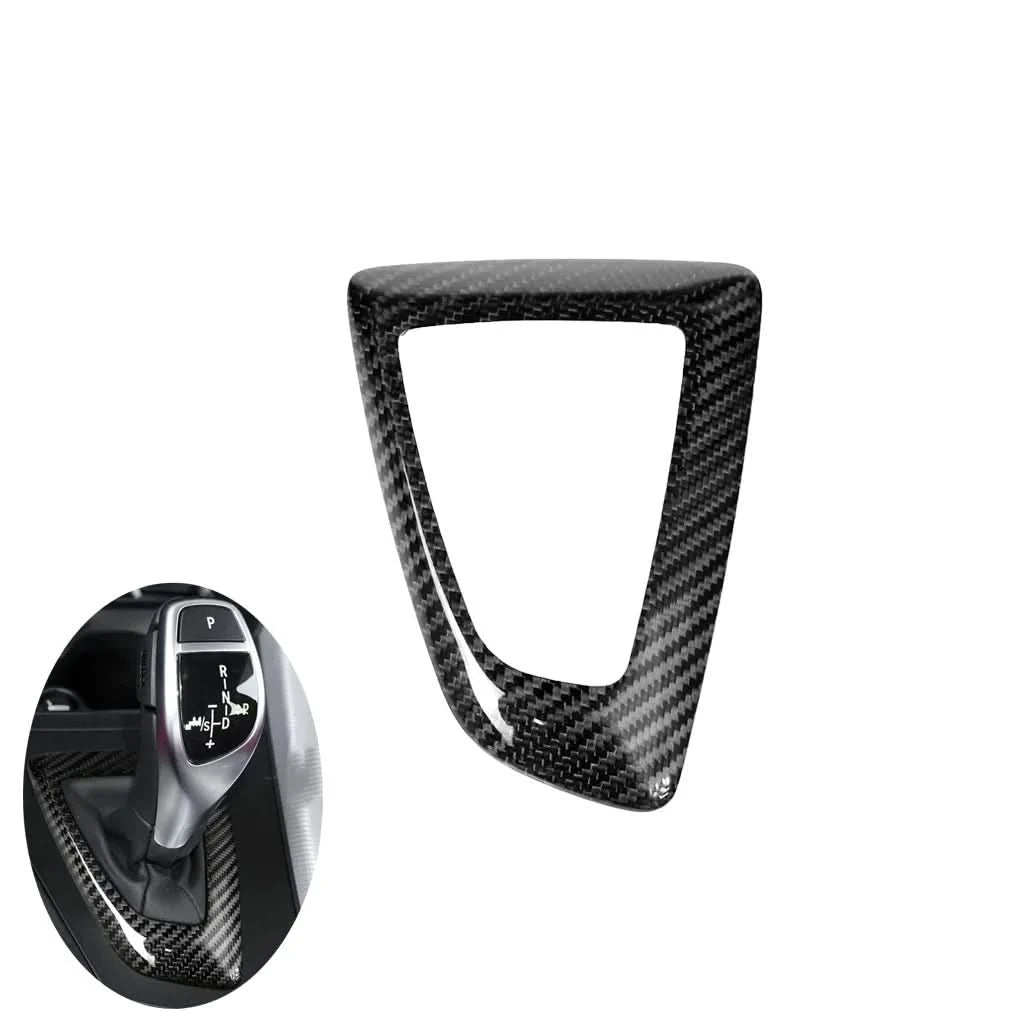 Carbon Fiber Style Gear Shift Surround Trim – BMW 1/2/3/4 Series F-Chassis (F20/F30/F32 + More)