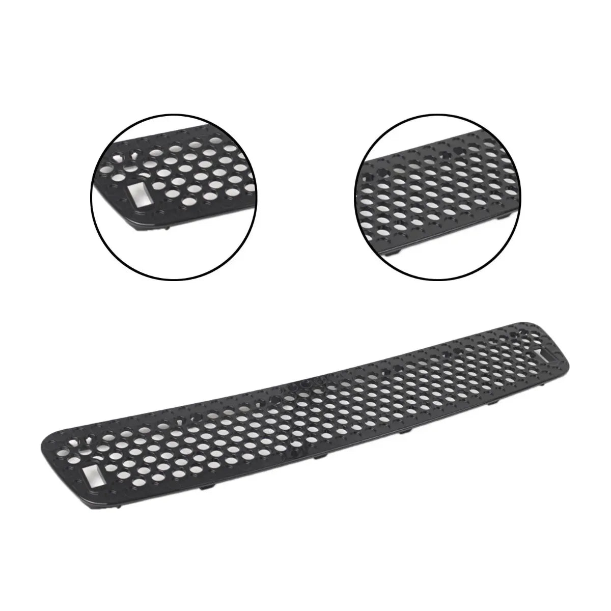 Hood Grille Center Vent Air Inlet for BMW E46 M3 (2001–2006) – Black ABS Front Center Grille Replacement 51132694723