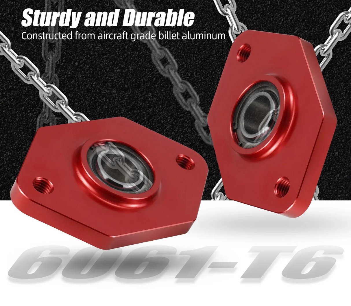 Uniball Rear Lower Shock Mounts – BMW E8X / E9X / X1 E84 (Track Spec)