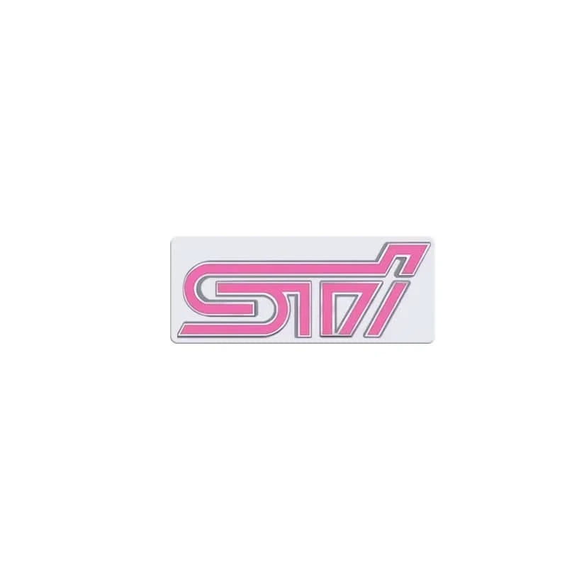 STI 3D Metal Emblem for Subaru – Front Grille & Trunk Badge for WRX, BRZ, Impreza, Forester & More