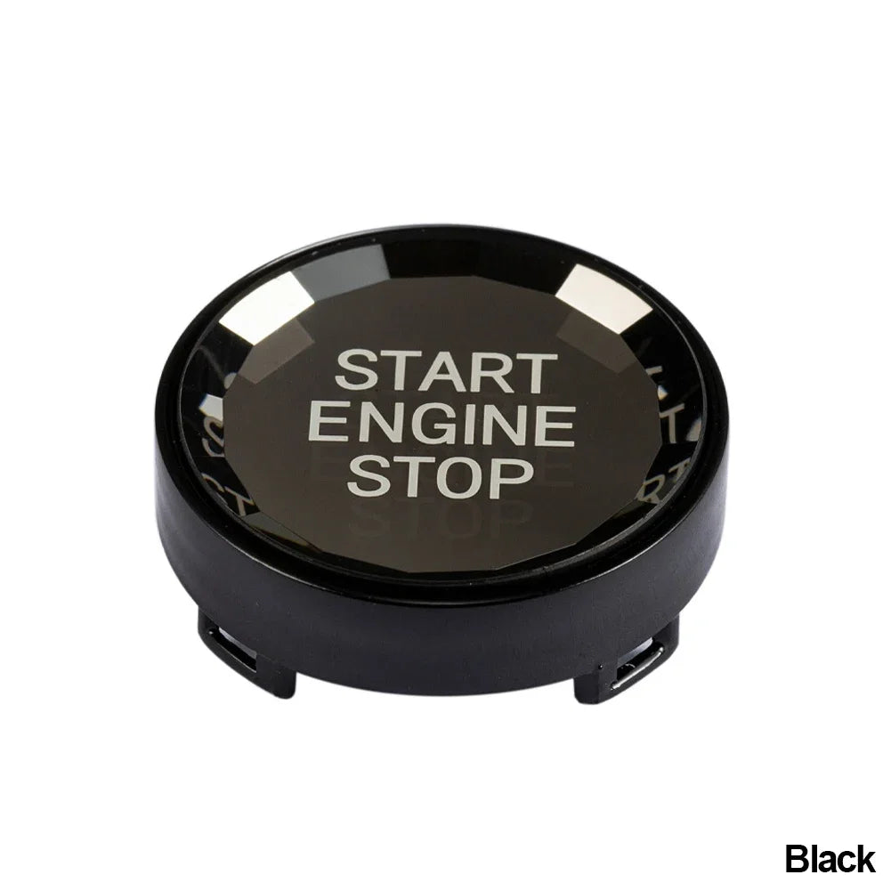 Crystal Engine Start Stop Button Cover for BMW E-Chassis Models – Interior Trim Upgrade
