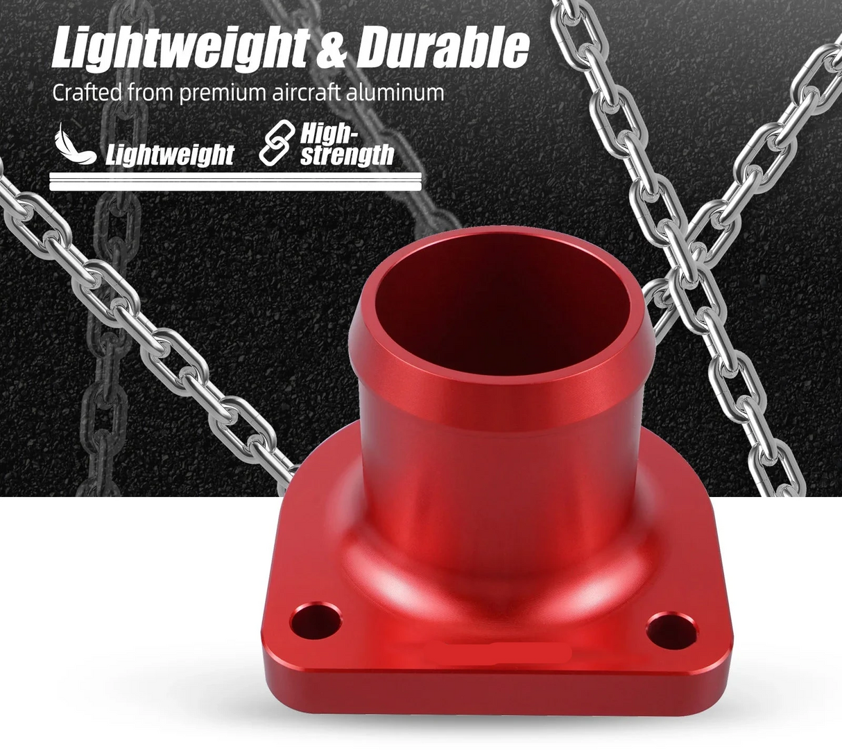 Billet Aluminum Thermostat Housing Upgrade for 7.3L Diesel Super Duty (1999.5–2003)