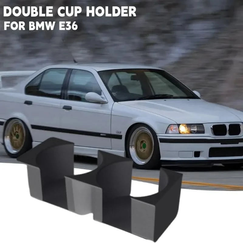 Dual Cup Holder Organizer – BMW E36 Interior Beverage & Storage Upgrade