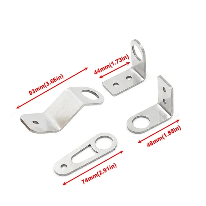 Bolt-On Radiator Bracket Kit for Honda Civic 1992–2000 K-Series Swap