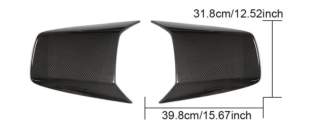 Dry Carbon Rear Intake Vent Covers – Fit for Porsche 911 (991) GT3 Coupe 2017–2018 | Lightweight Aero Rear Bumper Air Vent Trim