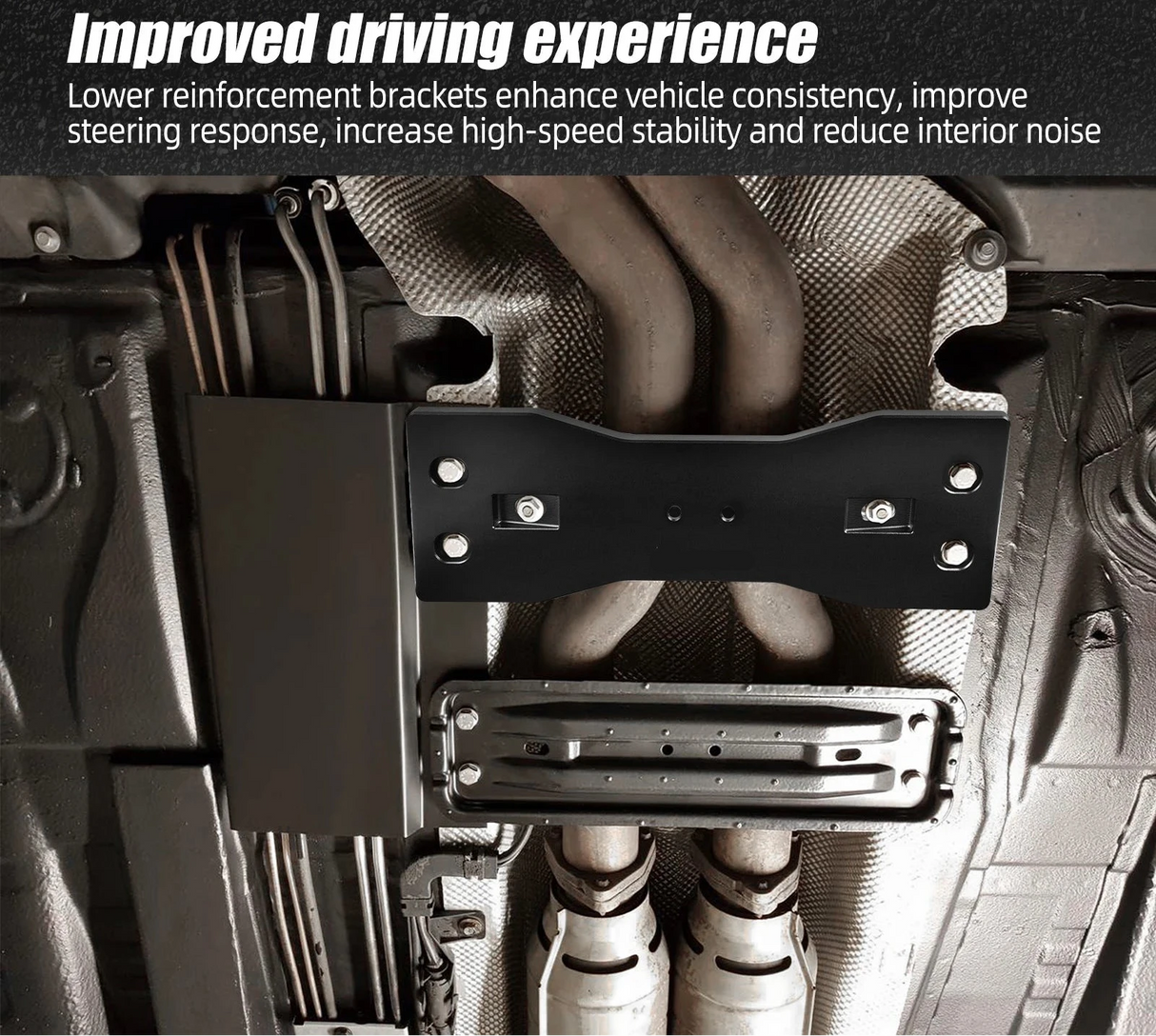 Billet Aluminum Lower Reinforcement Brace – BMW E46 / E90–E93 M3 / E84 X1 / E83 X3