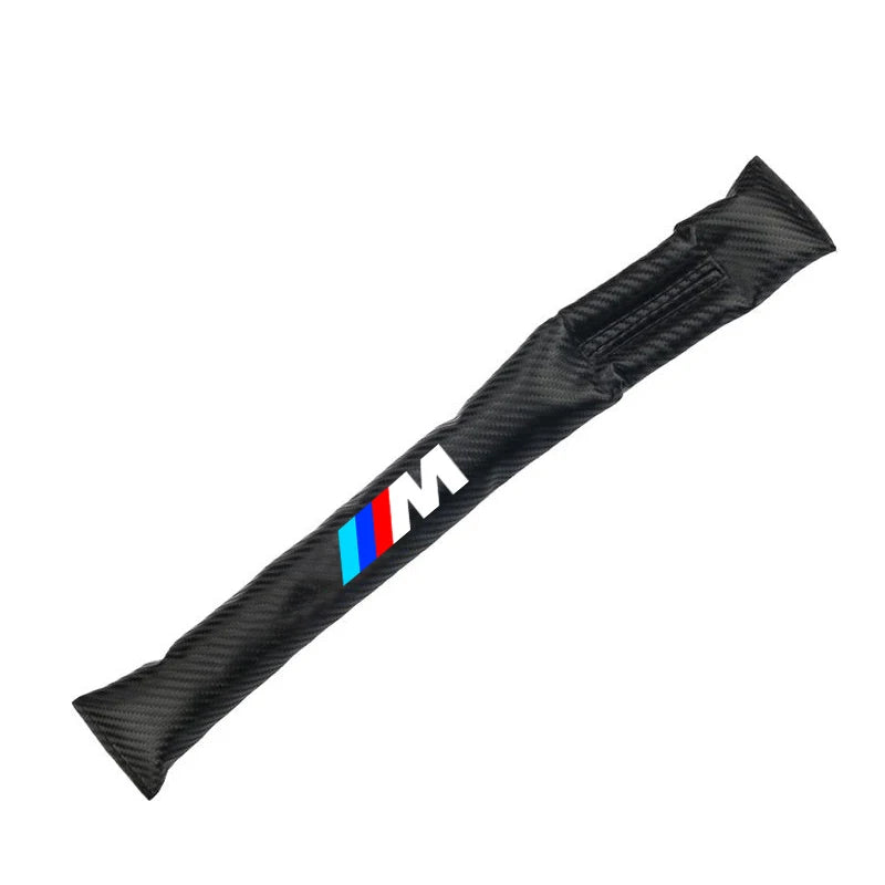 BMW Leather Car Seat Gap Filler Strip / Side Seam Leak-Proof Plug for E90 / F06 / F07 / F10 / F20 / F22 / F30 / F32 / F40 / F46 / M3 / M4 (Brown / Carbon Fiber Black)