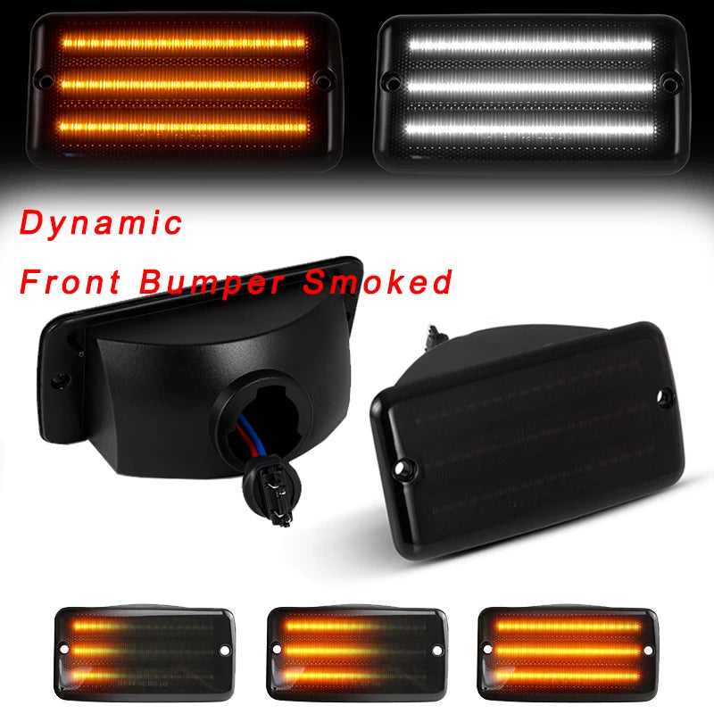 Dynamic LED Turn Signal & Side Marker Lights for Jeep Wrangler TJ (1997–2006)