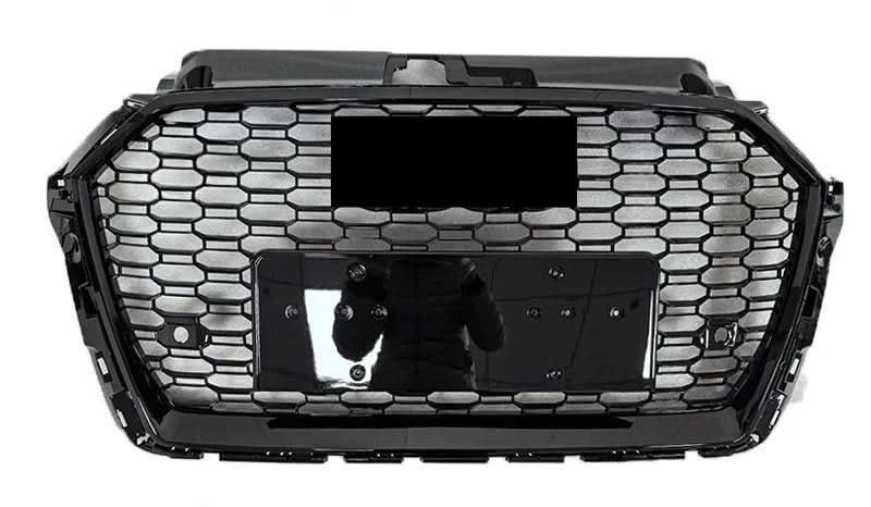 RS-Style Honeycomb Front Bumper Grille for Audi A3 / S3 8V 2017-2019 | Racing Mesh Hood Grill Upgrade