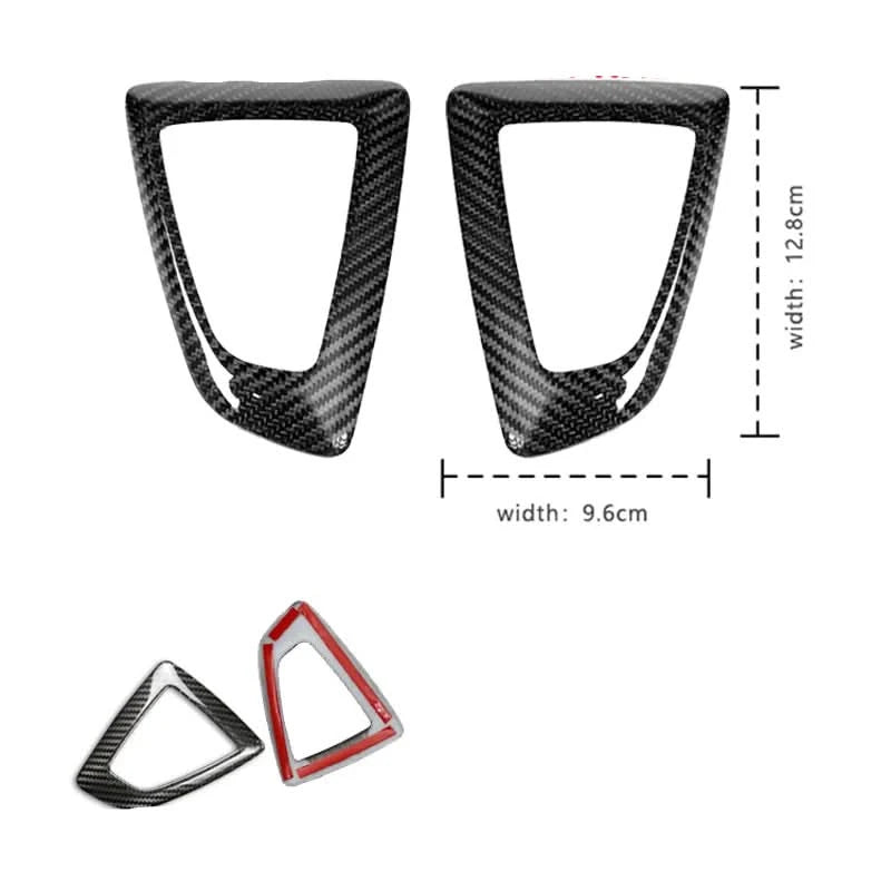 Carbon Fiber Style Gear Shift Surround Trim – BMW 1/2/3/4 Series F-Chassis (F20/F30/F32 + More)
