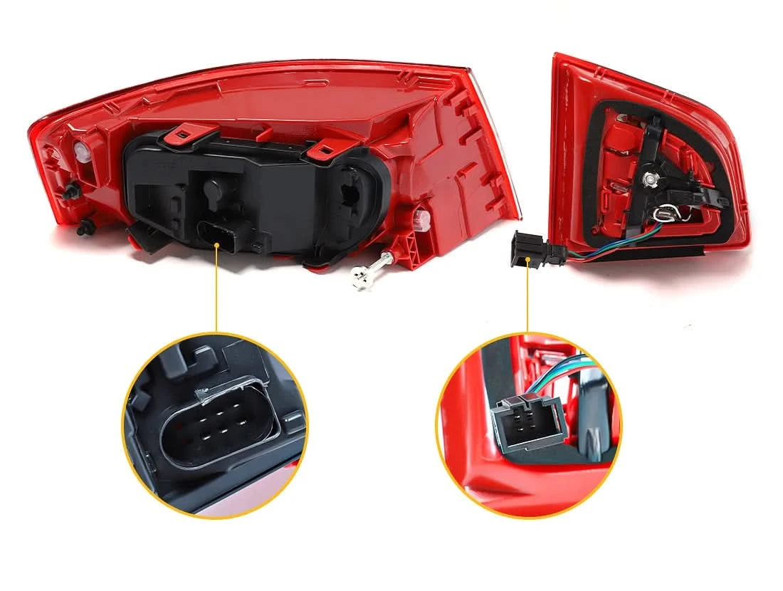 Audi A6 C6 LED Tail Light Assembly 2009–2011 | Brake, Reverse & Sequential Turn Signal (Left or Right)