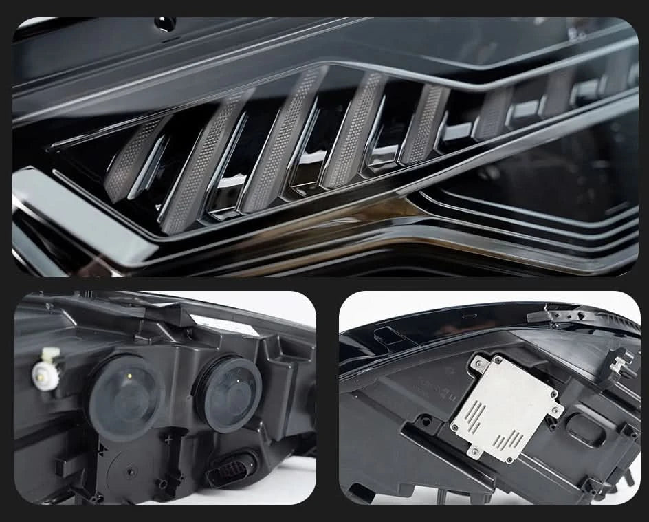 Audi A6 C7 LED Headlights – A7-Style DRL Upgrade with Dynamic Turn Signals (2012–2015)