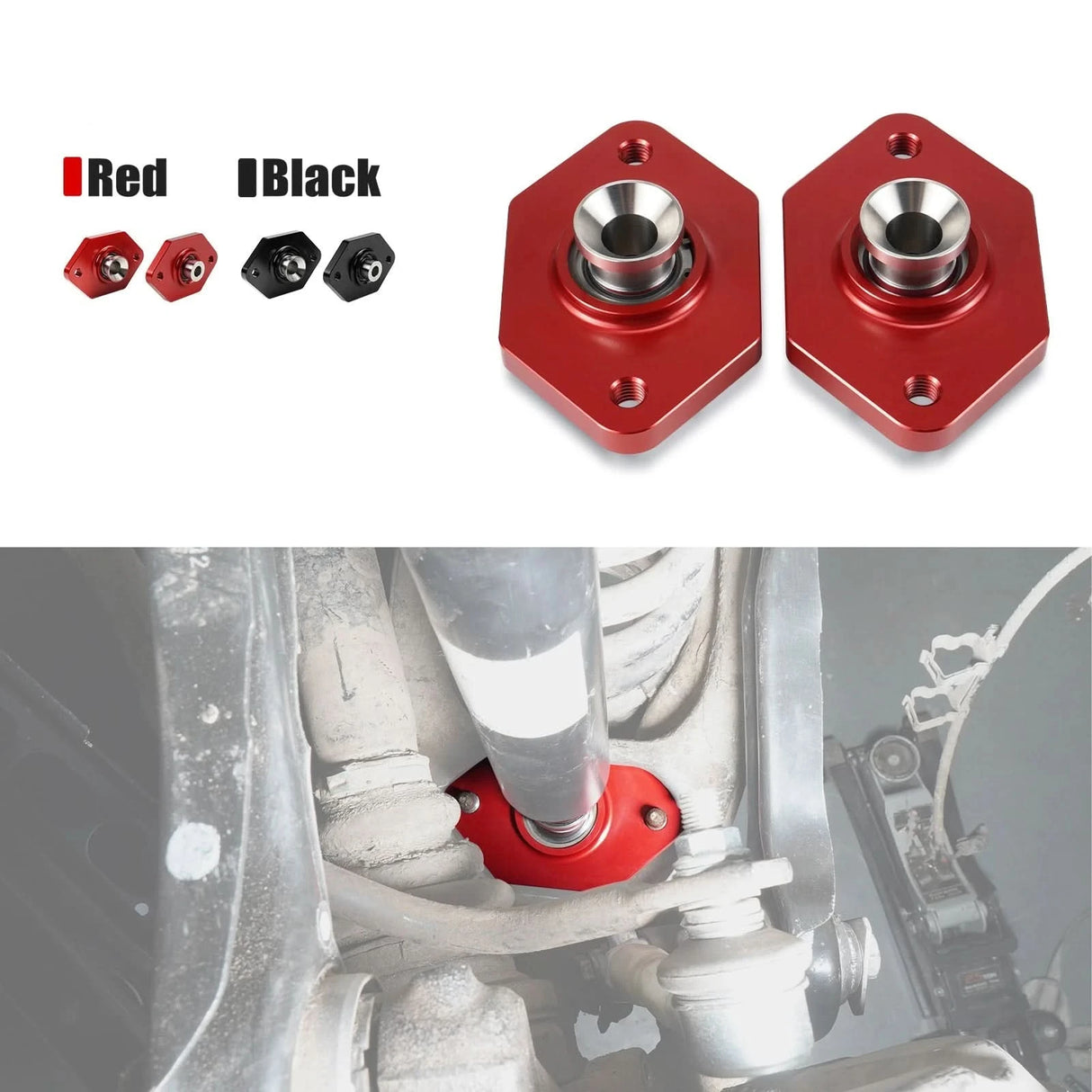 Uniball Rear Lower Shock Mounts – BMW E8X / E9X / X1 E84 (Track Spec)