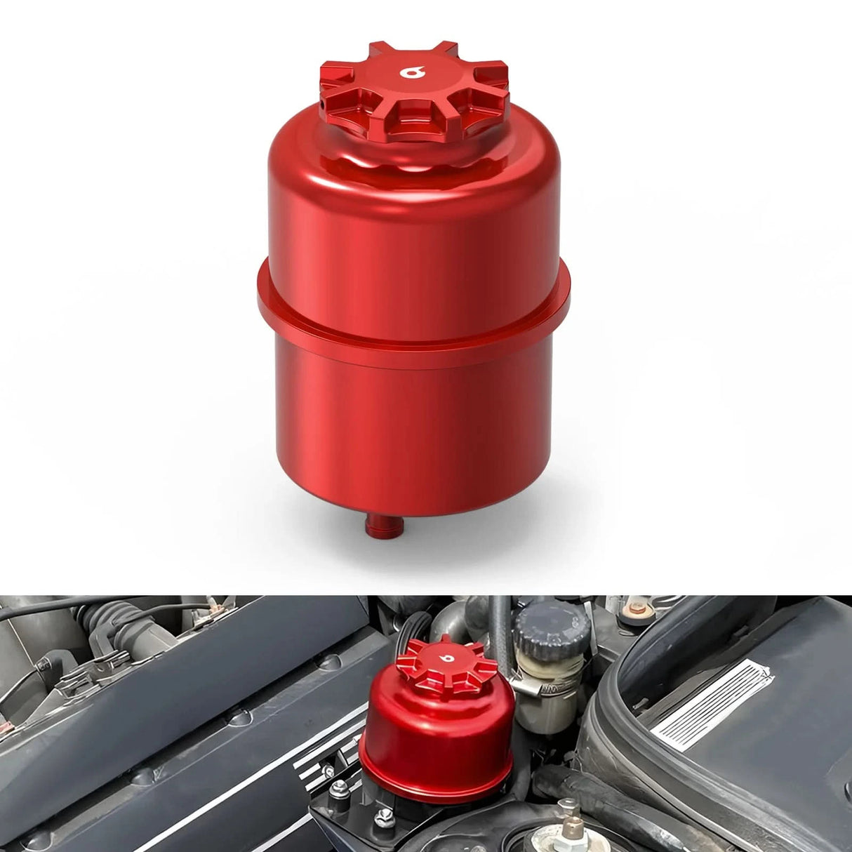Billet Aluminum Power Steering Reservoir Upgrade – BMW E30 / E36 / E46 / E9X / E39 / E60 / Z3 / Z4