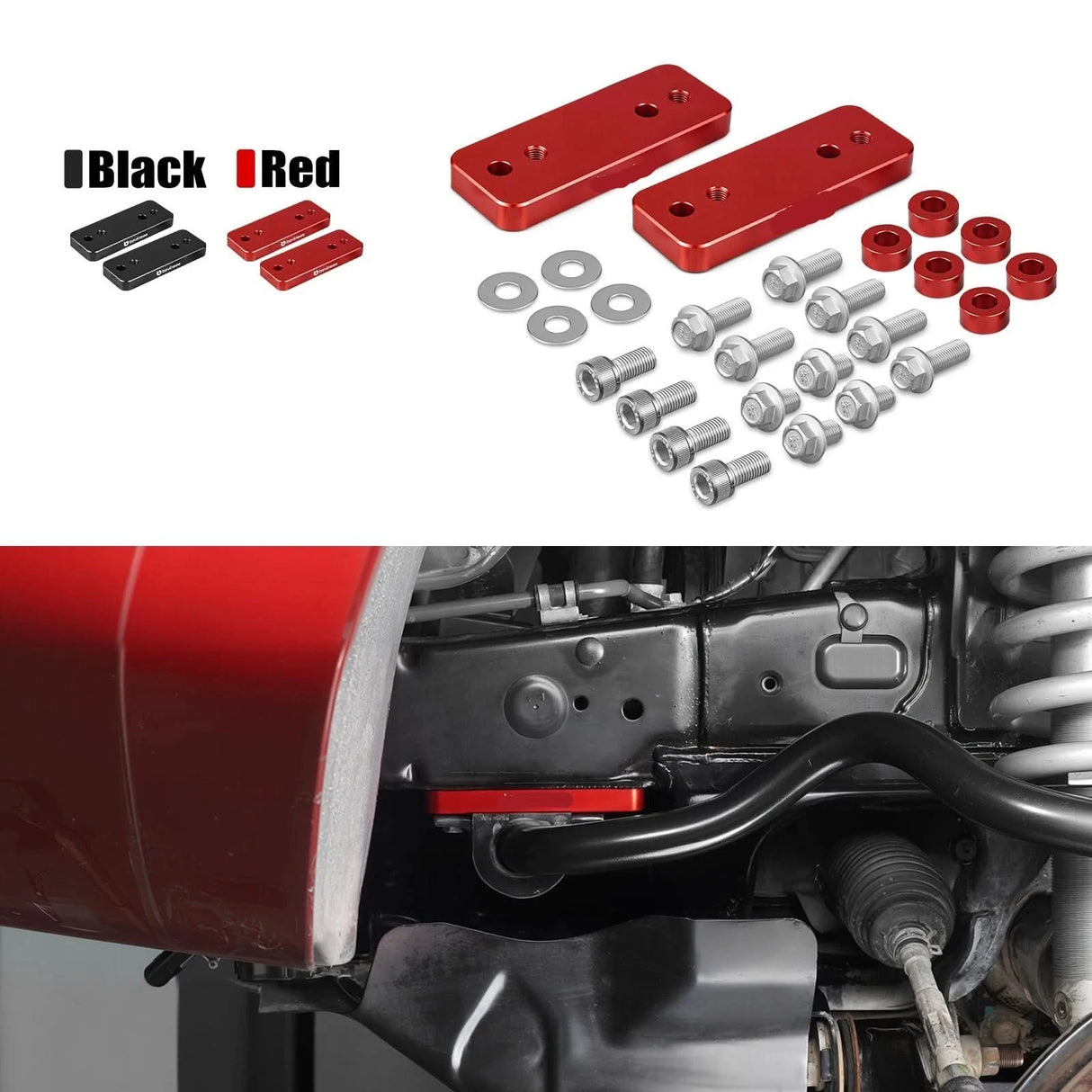 Billet Aluminum Front Sway Bar Relocation Kit – Toyota 4Runner (2010–2024) / FJ Cruiser (2010–2014)