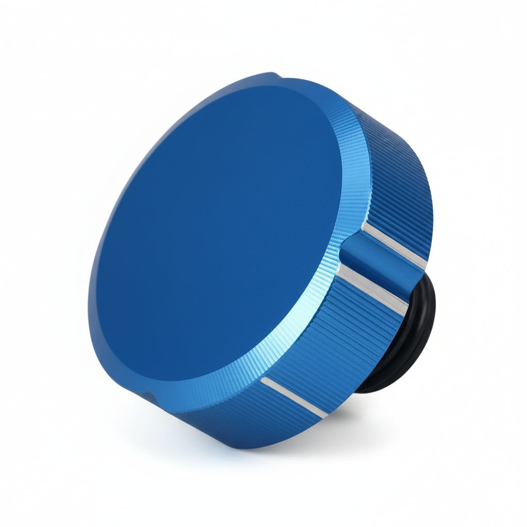 Aluminum Coolant Expansion Tank Cap for BMW E36 E46 E39 X3 E83 X5 E53 Z4 E85/E86 – CNC Billet Upgrade 1991-2006