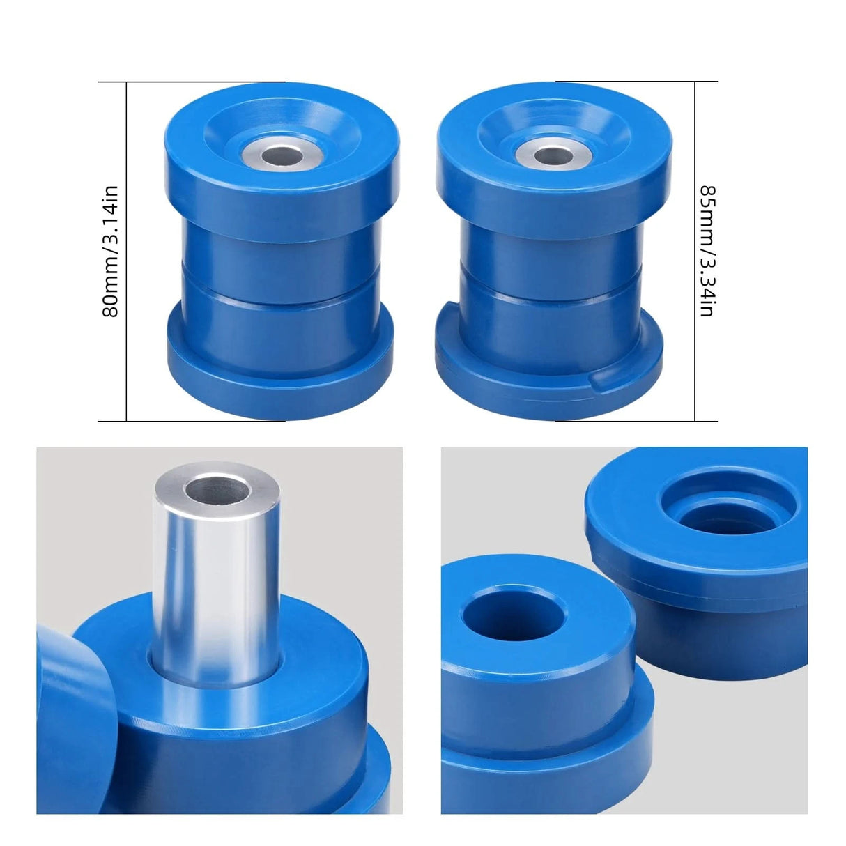 BMW E36 Rear Subframe Bushing Kit – 95A Polyurethane (1992–1999)