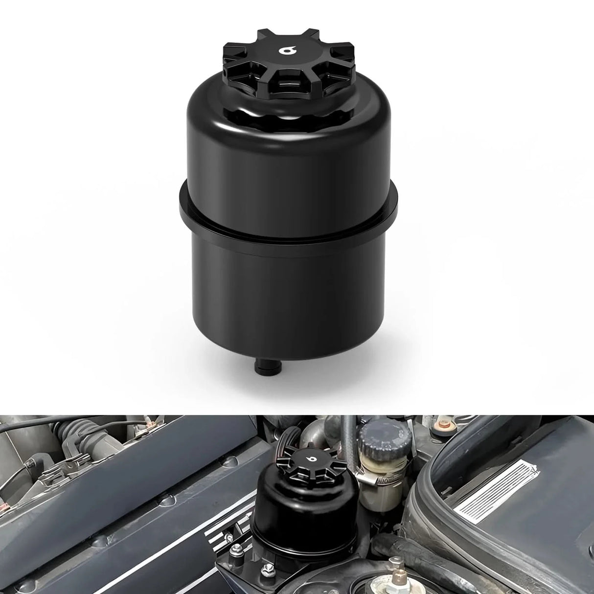 Billet Aluminum Power Steering Reservoir Upgrade – BMW E30 / E36 / E46 / E9X / E39 / E60 / Z3 / Z4