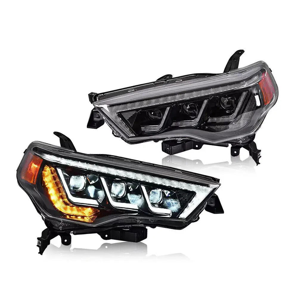 LED Headlight Assembly with Sequential Turn Signals & Start-Up DRL – Toyota 4Runner 5th Gen (2014–2022)