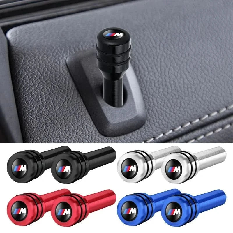 Billet Aluminum Door Lock Pins – Universal Fit for BMW Models – Interior Styling Upgrade
