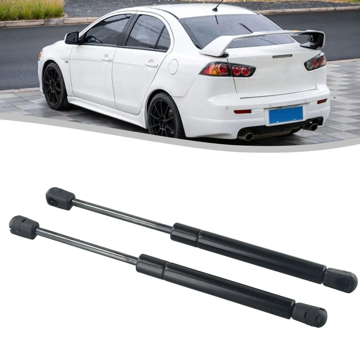 Mitsubishi Lancer Trunk Lift Struts – Rear Tailgate Gas Shock Set (2008–2015)