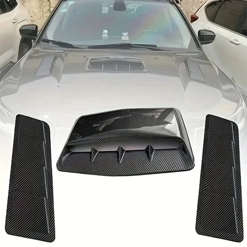 Universal Hood & Side Vent Cover Set – Performance Style Exterior Vent Trim (3-Piece Set)