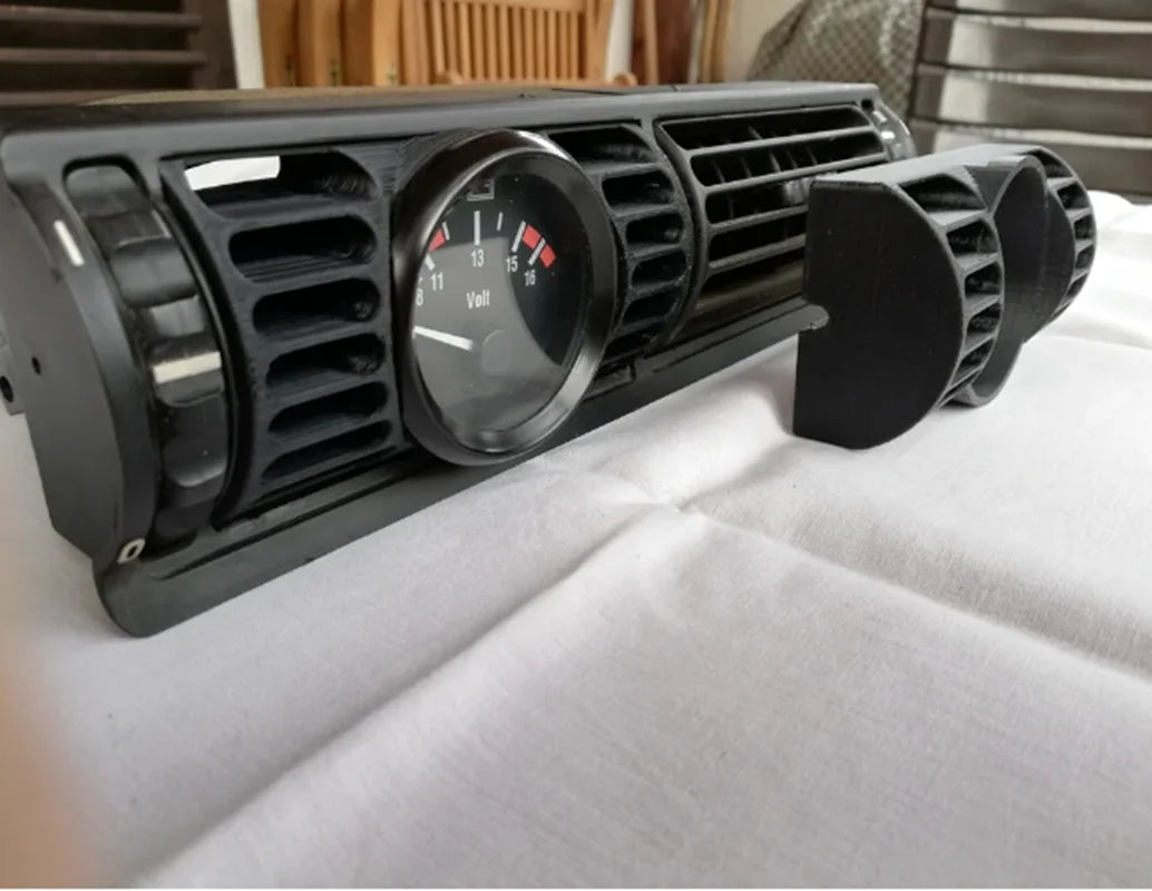 BMW E30 Gauge Vent Pod – Front Dashboard Vent Mount (Single Gauge)